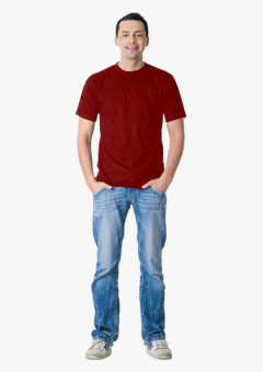 Футболка бордовая СИРИУ-СТАНДАРТ 160г/м2 в уп.100 шт. за шт.