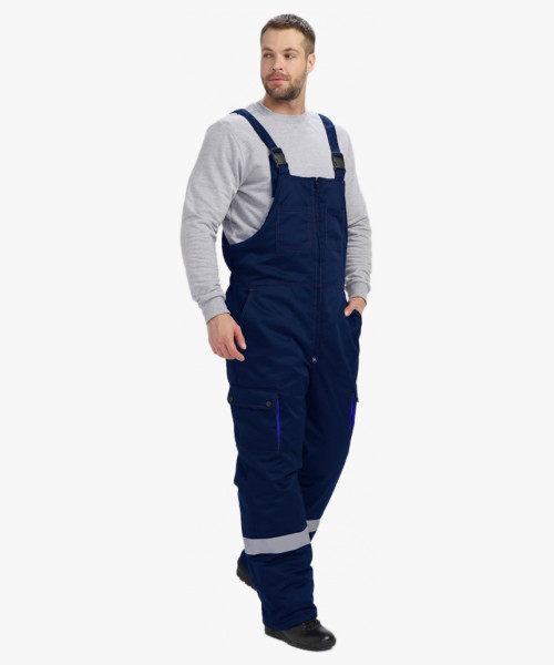 Костюм зимний Нейч-2 Премиум СОП К. (тк.Смесовая,240) п/к, т.синий/васильковый