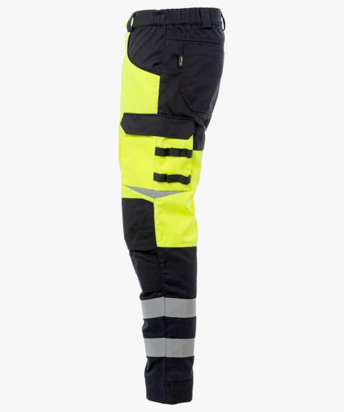 Брюки сигнальные Brodeks KS309, цвет жёлтый, чёрный