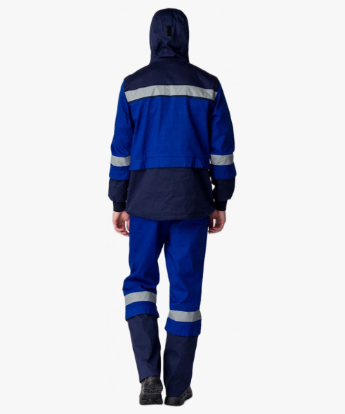 Костюм противоэнцефалитный-антигнус Импульс (тк.Саржа,220), т.синий/васильковый