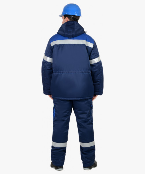 Костюм мужской зимний СИРИУС-ТИТАН куртка, п/к, синий