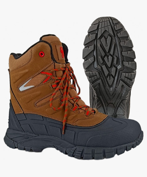 Ботинки Жук Резина высокие, коричневые (арт. 2101ПК)