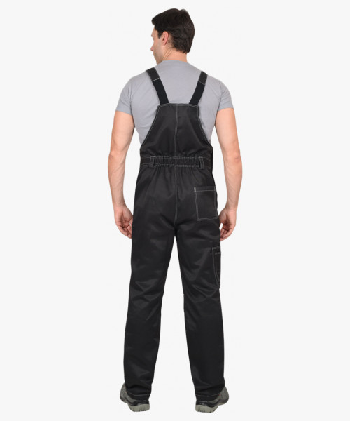 Костюм СИРИУС-ФАВОРИТ куртка, п/к черный со св.серым