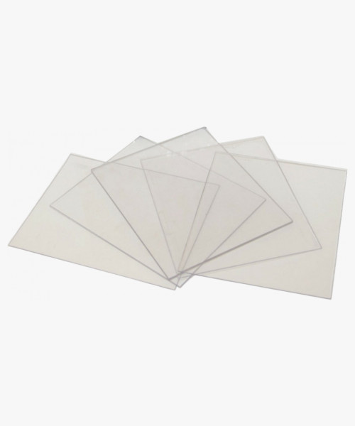 Комплект РОСОМЗ™ покровных стекол (110х90) к щитку сварщика (10 шт), 00230