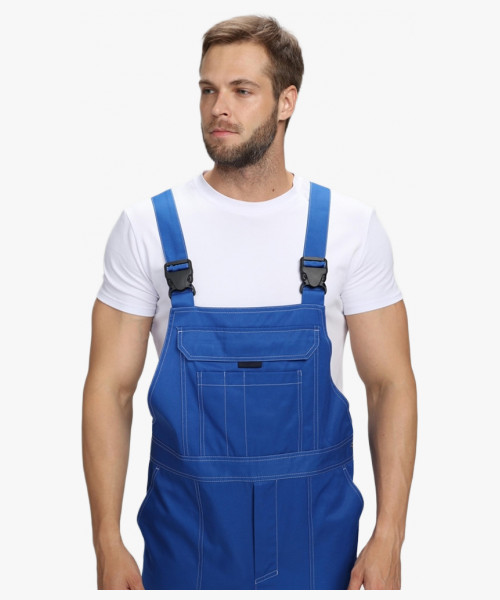 Костюм Строй-2 CH МВО (тк.Смесовая,280) п/к, васильковый/т.синий