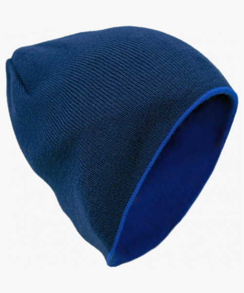 Шапка Brodeks Light Bicolor, цвет тёмно-синий, синий