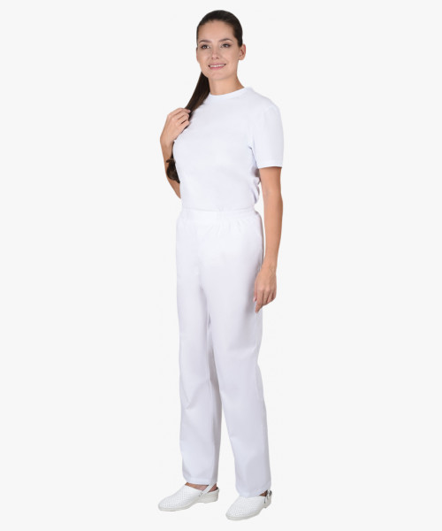 Брюки женские белые