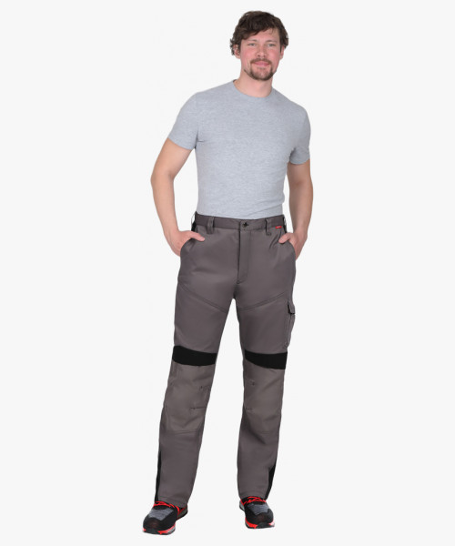 Брюки СИРИУС-ЦИТРИН ср.серый с черным