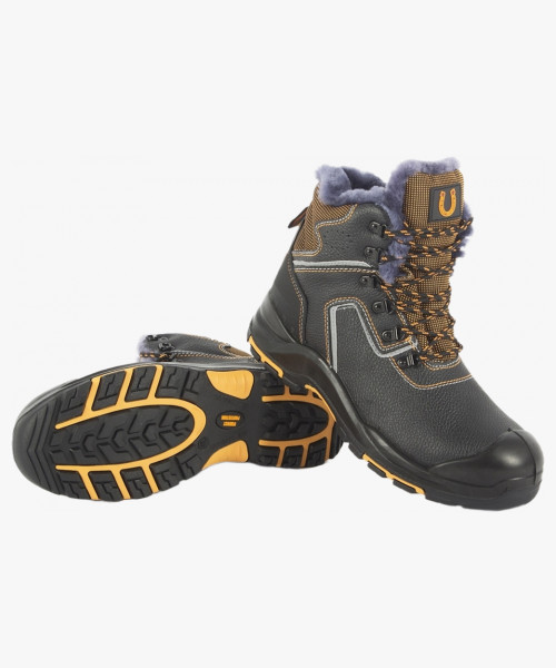 Ботинки высокие (нат.мех) PERFECT PROTECTION КП МС ПУ/Нитрил (арт. PRB4N-CKW)