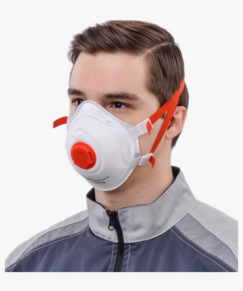 Респиратор чашеобразный DSK PRO 5512 НК с клапаном, FFP3 (10 шт)