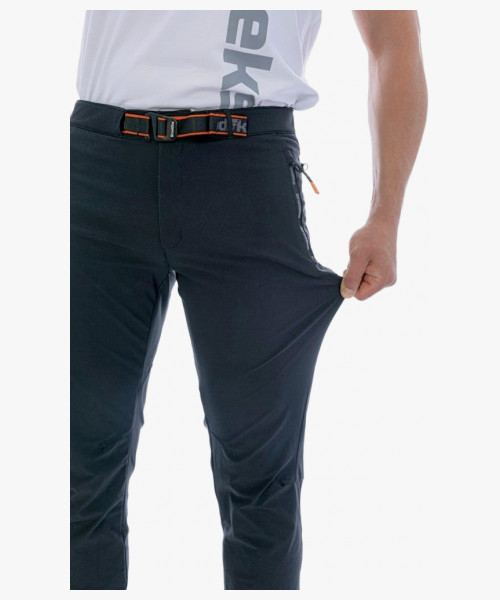 Брюки мужские летние Brodeks Urban KS316 приталенные, материал стрейч, цвет чёрный