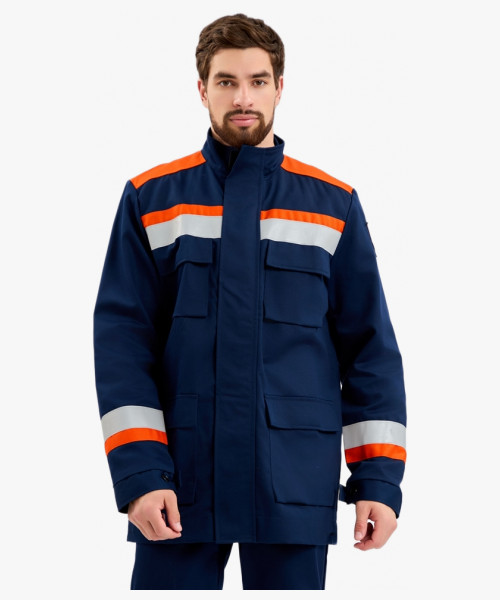 Костюм летний Энергия-А (13,2 кал.), т.синий/оранжевый