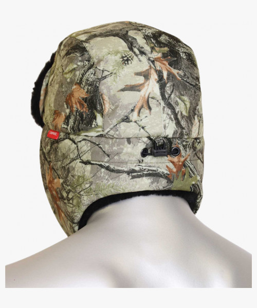 Шапка-ушанка ОХОТА КМФ Светлый лес (тк. Алова)