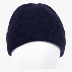 Шапка трикотажная двойная Фрост, т.синий