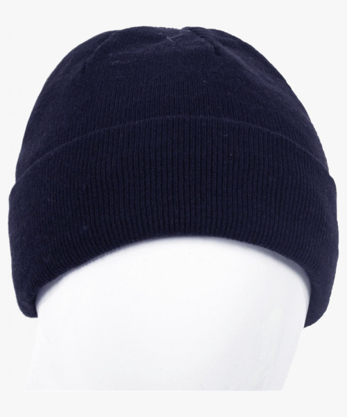 Шапка трикотажная двойная Фрост, т.синий