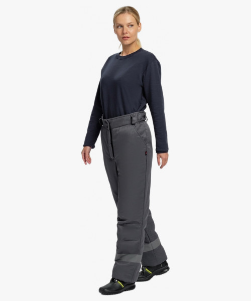 Брюки зимние женские Кнейд СОП (тк.Смесовая,210), т.серый