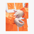 Плащ влагозащитный сигнальный с СОП SIRIUS Профи (225 гр/м2) оранжевый (ЧЗ)