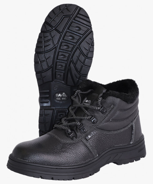 Ботинки СИРИУС-ТИТАН, кожа, МП МС, иск. мех, Нитрил