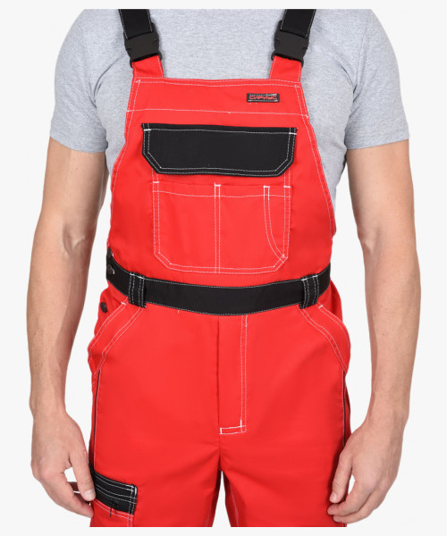 Полукомбинезон СИРИУС-ПРЕСТИЖ красный с чёрным