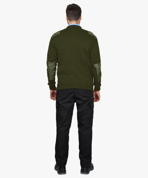 Джемпер форменный олива