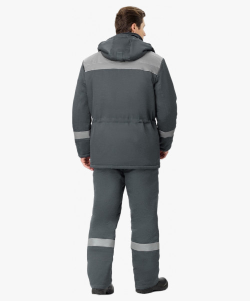 Костюм зимний Нейч-2 СОП (тк.Смесовая,210) п/к, серый/св.серый