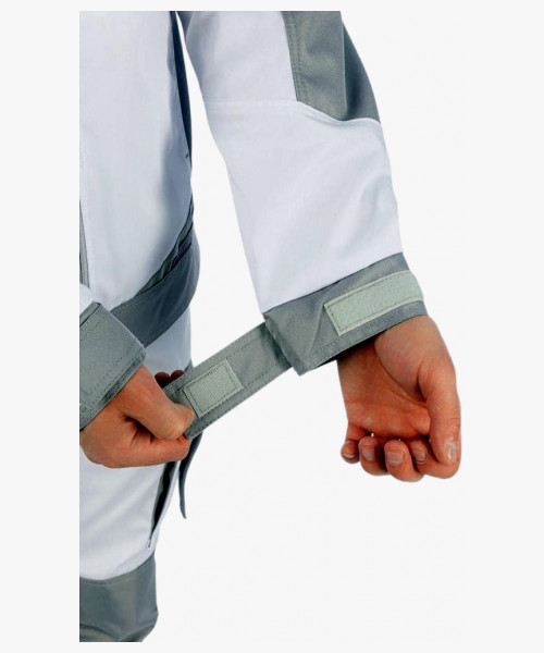 Куртка летняя мужская Brodeks KS202, цвет белый, серый