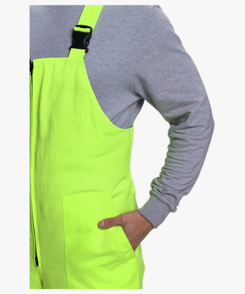 Костюм зимний для дорожника Ультра (тк.Смесовая,210) п/к, лимонный/черный