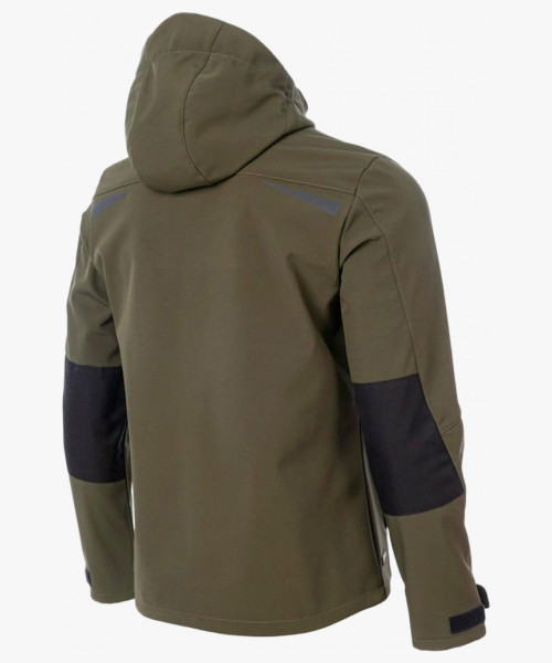 Куртка софтшелл летняя мужская Brodeks KS207, цвет хаки