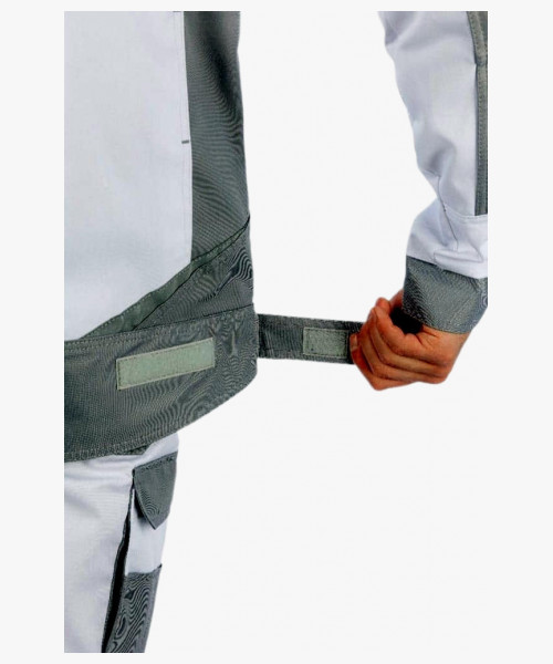 Куртка летняя мужская Brodeks KS202, цвет белый, серый