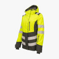 Куртка сигнальная женская зимняя Brodeks KW230, цвет жёлтый, чёрный
