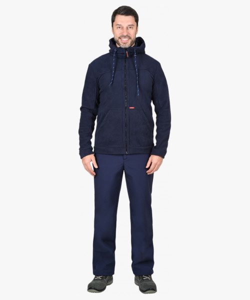 Куртка флисовая СИРИУС-МЕРКУРИЙ темно-синяя