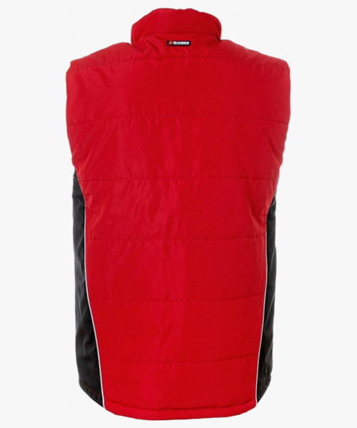 Жилет утеплённый Brodeks KW101, цвет красный, чёрный