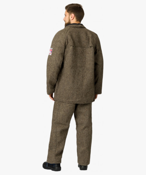 Костюм суконный ОП (тк.Сукно,680), коричневый