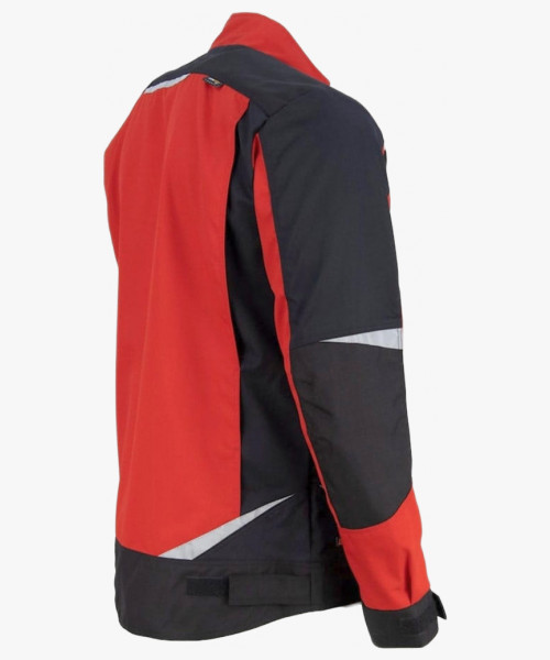 Куртка летняя мужская Brodeks KS202, цвет красный, чёрный