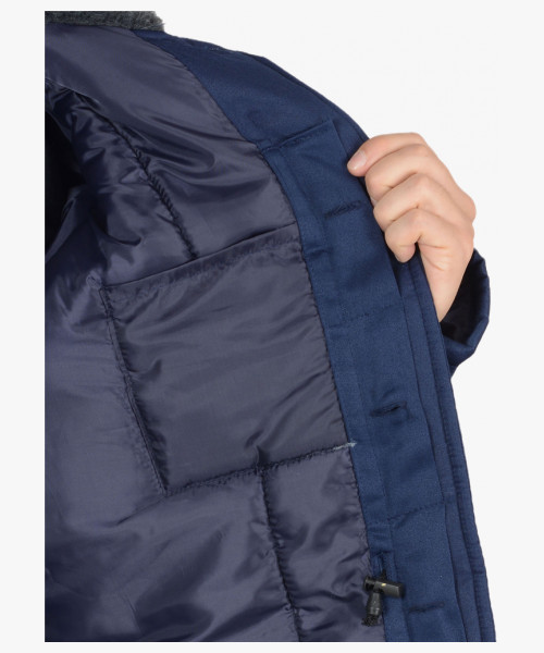 Костюм СИРИУС-БРИГАДИР куртка, полукомбинезон, синий с васильковым и СОП