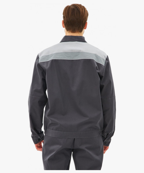 Костюм Липецк-1 СОП CH (тк.Смесовая,280) брюки, т.серый/св.серый