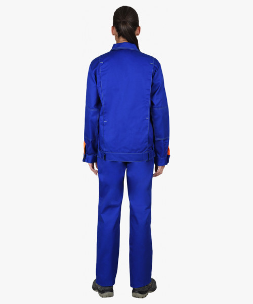 Костюм СИРИУС-ФАВОРИТ куртка, брюки васильковый со св.серым