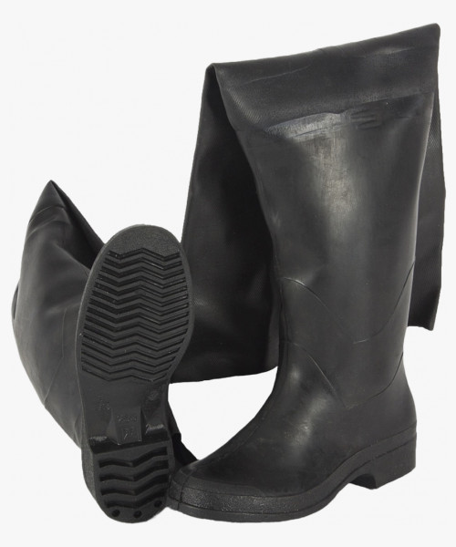 Сапоги мужские Рыбацкие резиновые, черный