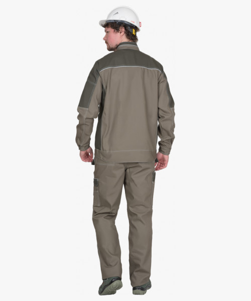 Куртк. СИРИУС-ТОКИО т. песочный с хаки 100%х/б пл. 265 г/кв.м