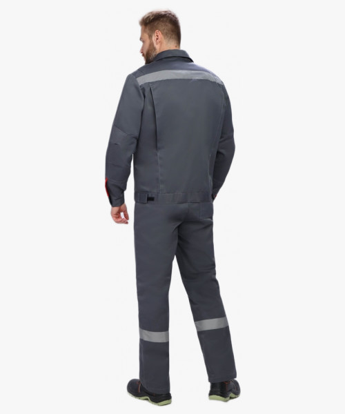 Костюм Флофт-2 СОП (тк.Смесовая,210) п/к, т.серый/серый