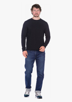 Футболка длинные рукава черная 160г/м2