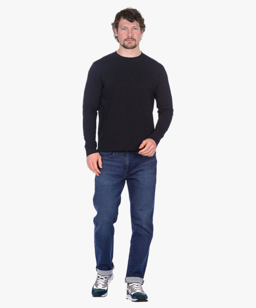 Футболка длинные рукава черная 160г/м2