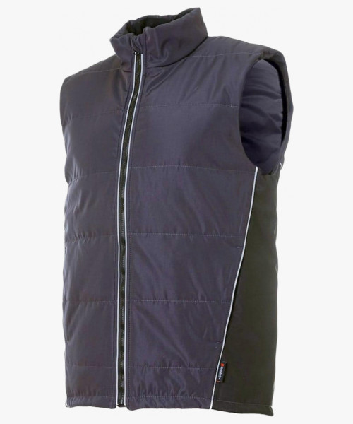 Жилет утеплённый Brodeks KW101, цвет серый, чёрный