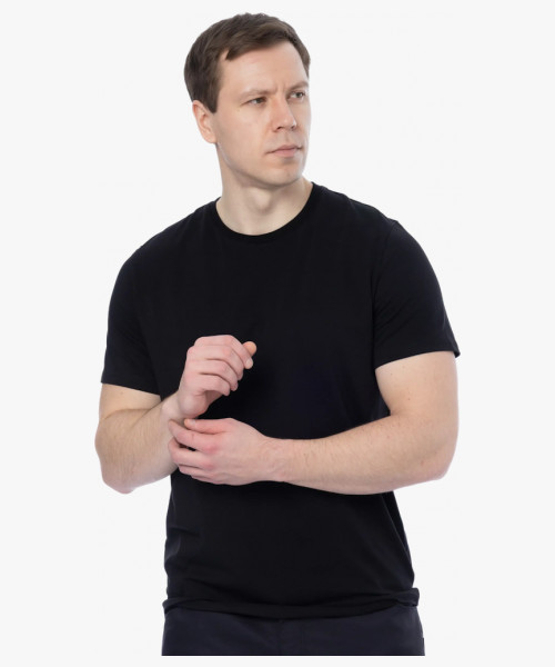 Футболка Brodeks KS711, цвет чёрный