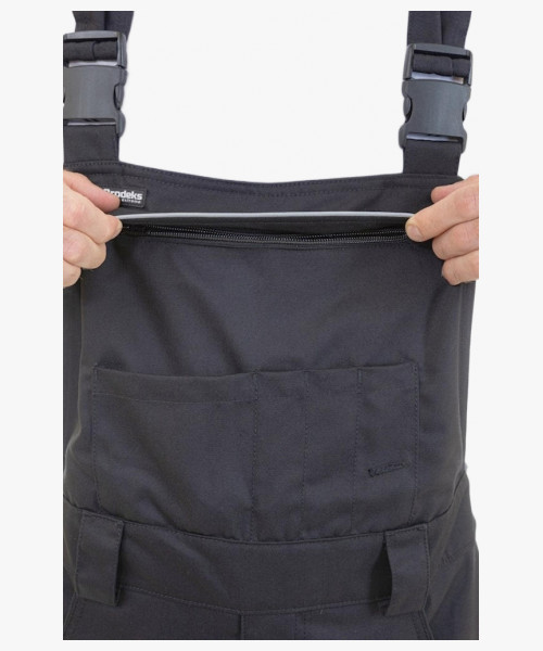 Полукомбинезон летний мужской Brodeks KS402, цвет чёрный