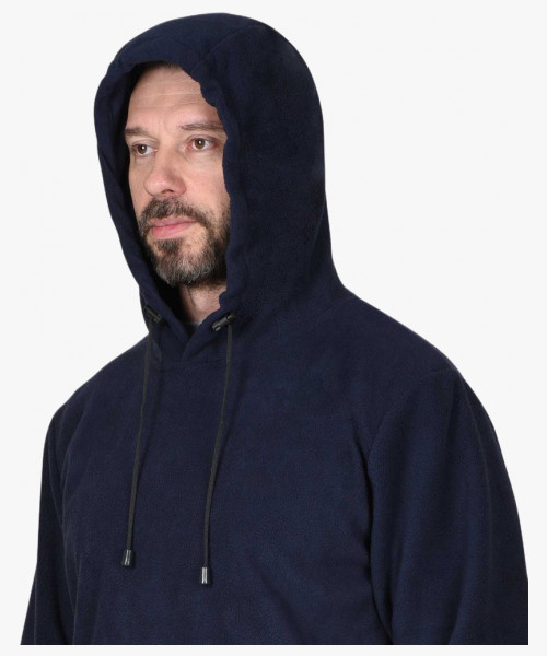 Толстовка флисовая синяя