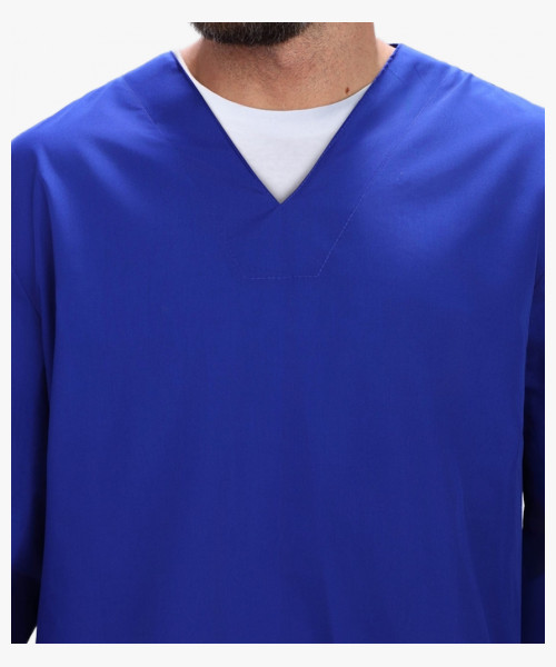 Мужской костюм ХАССП-База (ткань ТиСи, 120), васильковый