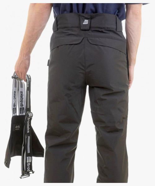 Брюки зимние мужские Brodeks KW306, цвет чёрный