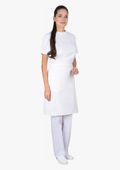 Фартук повара без грудки (бязь) белый