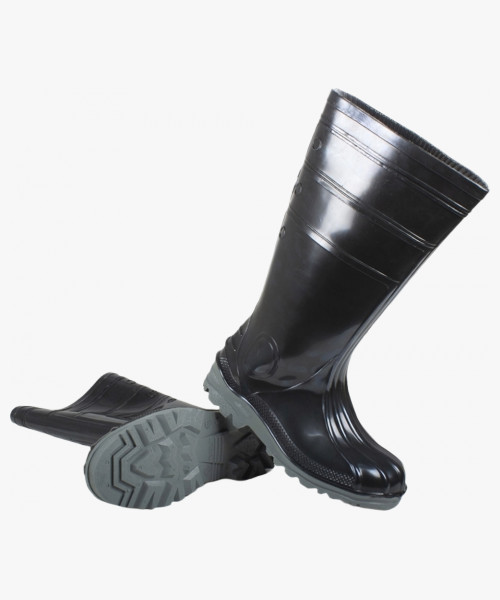 Сапоги мужские ПВХ двухкомпонентные МП, черный (арт.155)